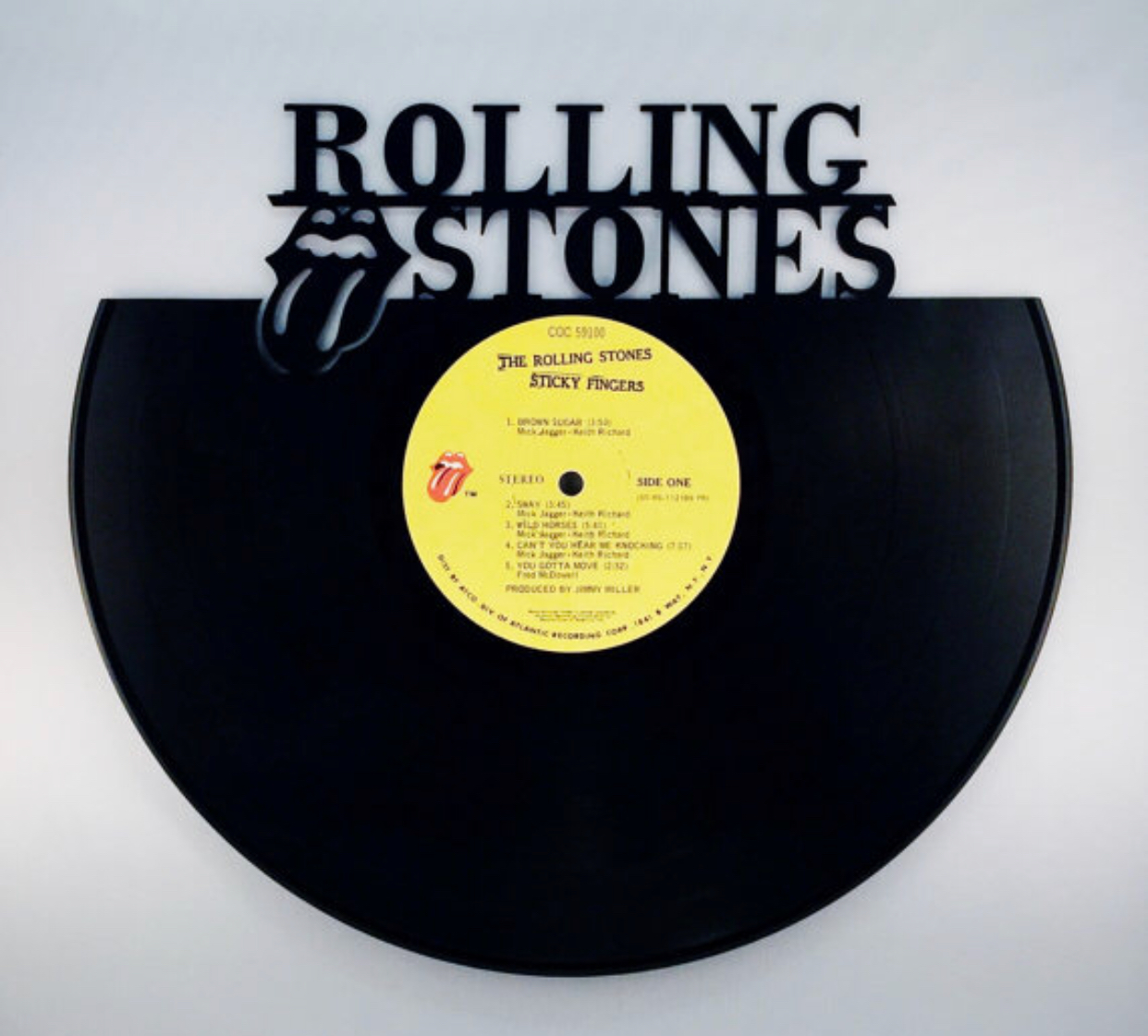 vinyl record spin second