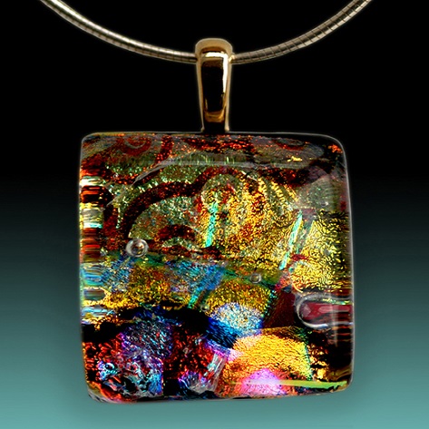 Dichroic Glass Pendant