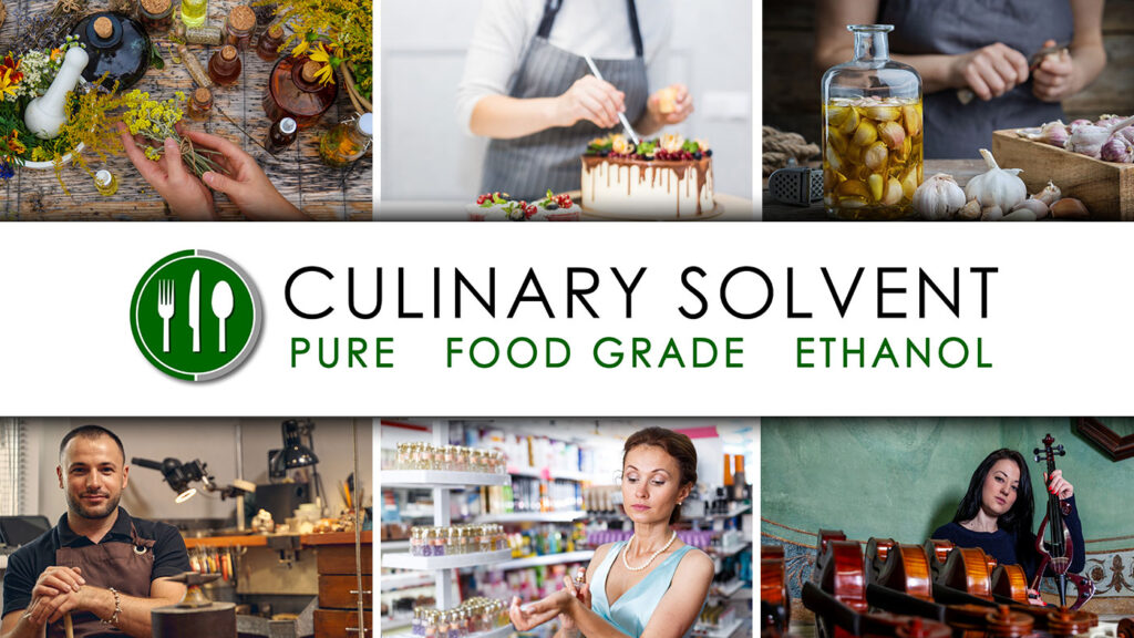 herbalists, bakers, perfumers, homesteaders, artisans using Culinary solvent in different ways