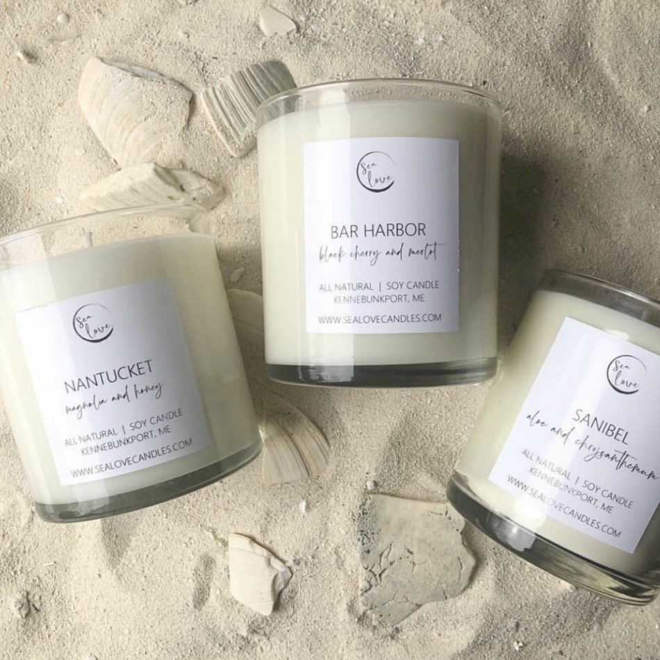 Sea Love Candles Maine Made
