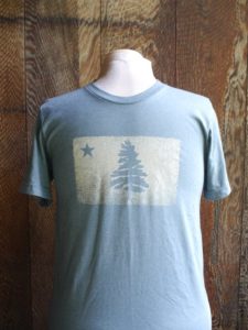 1901 Maine Flag t-shirt with distressed image
