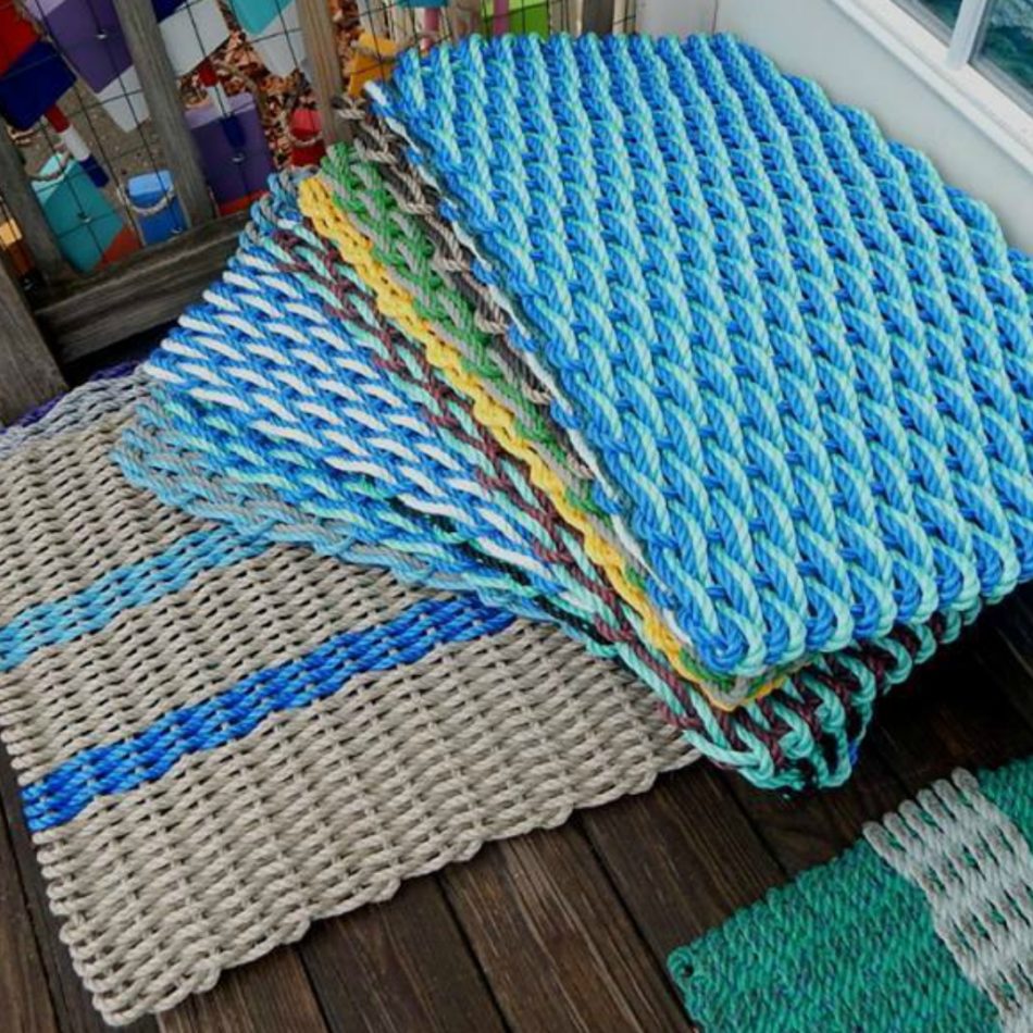 Rainbow Decorative Rope Mat – Maine Rope Mats