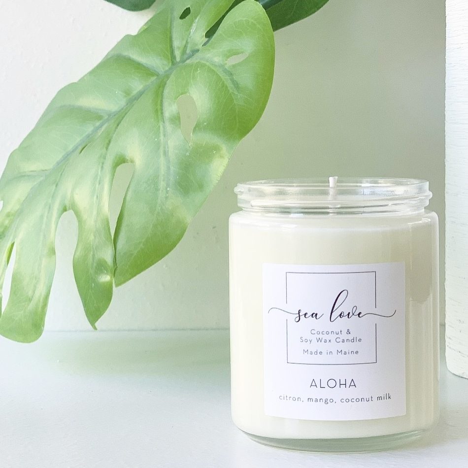 Sea Love Candles & Company Maine Made