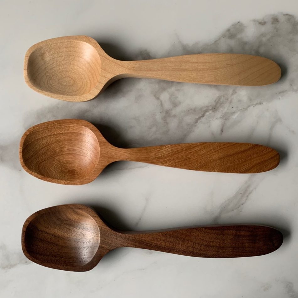 Carved Wooden Spoons Maine Made