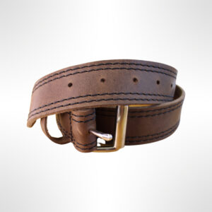 Waxed Leather Belt