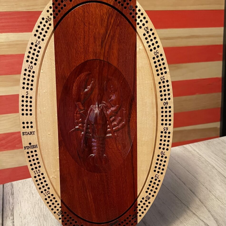 Lobster Cribbage Board